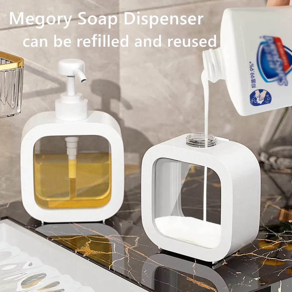 Refillable Pump Bottle – For Hand Wash, Dish Detergent, Shampoo & Lotion