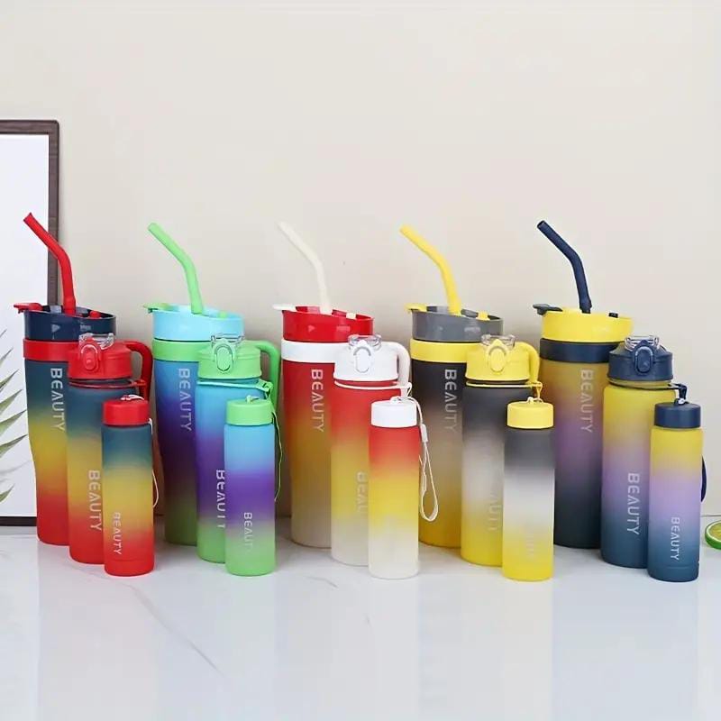 Leak-Proof Gradient Water Bottles Set