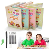 Sank Magic Practice Book – Pack of 4 with 10 Refills & Pen