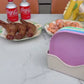 Plastic Dinner Plate Set – with Stand